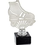 Trofeo patinaje metal grabado