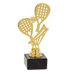 Trofeo pádel metal grabado
