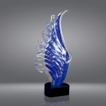 Trofeo cristal grabado 1003