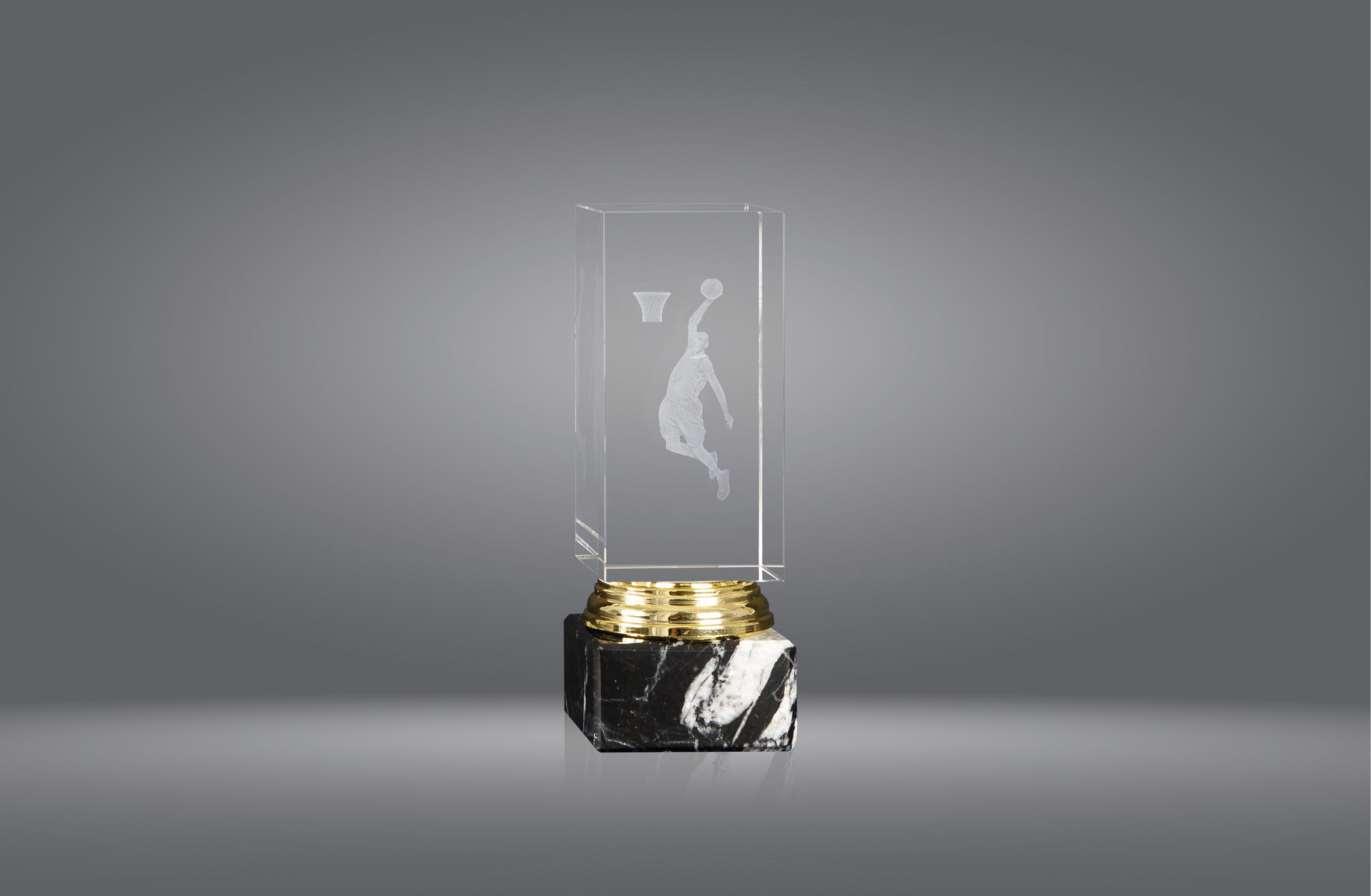 1056 Trofeo cristal grabado 1056 - Imagen 1