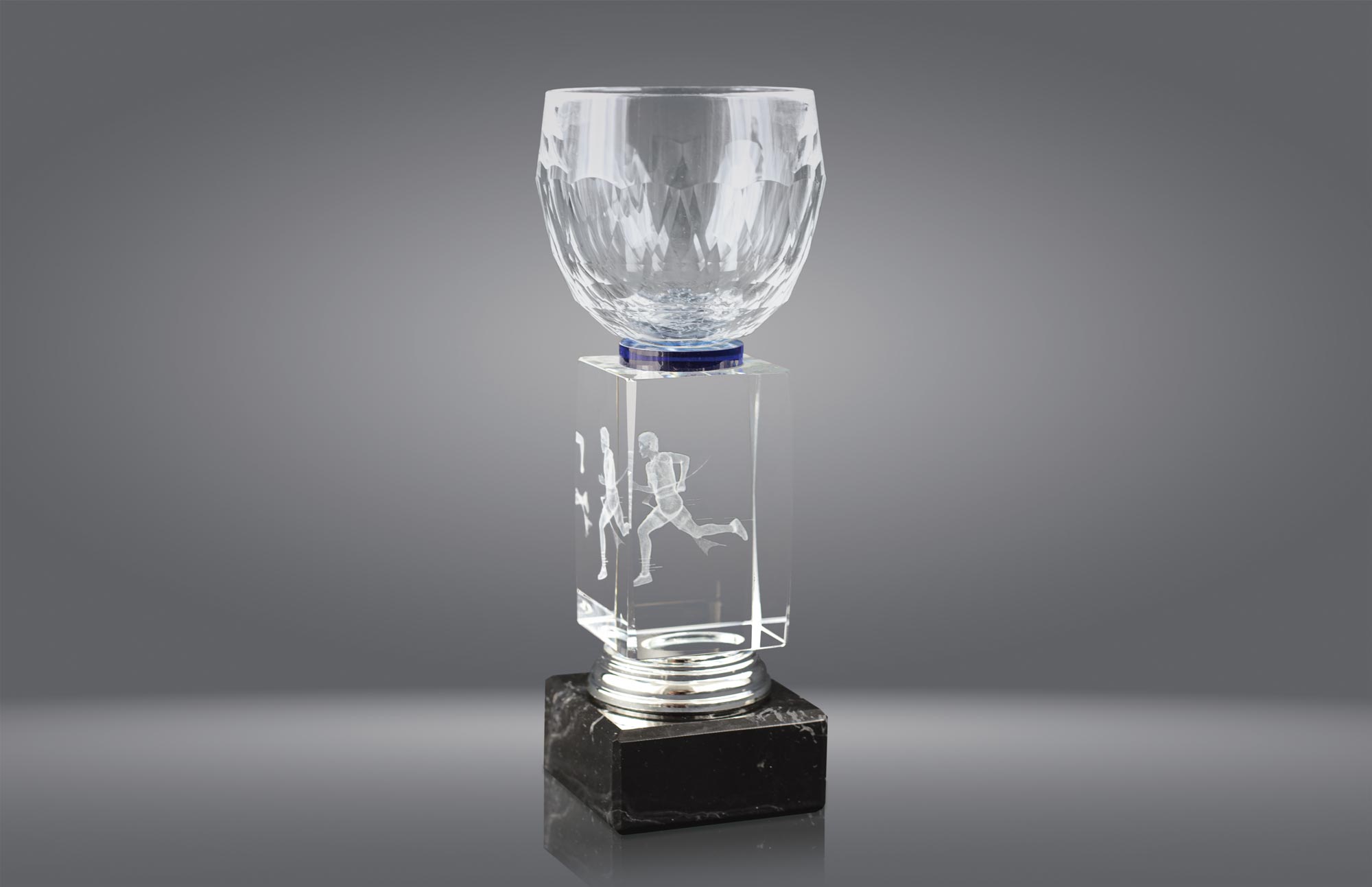 1058 Trofeo cristal grabado 1058 - Imagen 1
