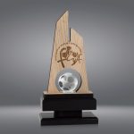 Trofeo cristal varios deportes grabado 1064