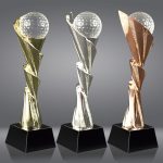 Trofeo cristal varios deportes grabado 1065