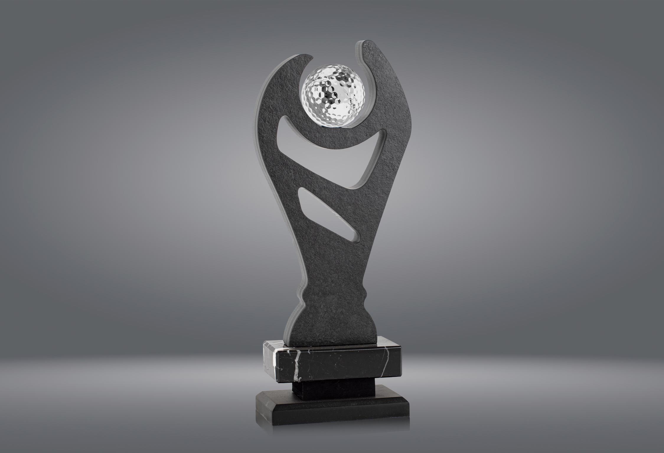 1067 Trofeo cristal varios deportes grabado 1067 - Imagen 1