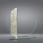 Trofeo cristal económico grabado 1073