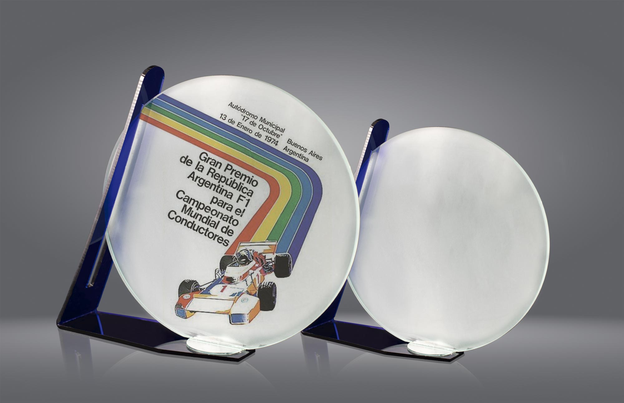 1088 Trofeo cristal grabado 1088 - Imagen 1