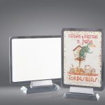 Trofeo cristal sublimación grabado 1101