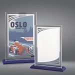 Trofeo cristal sublimación grabado 1102