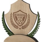 Trofeo madera grabado 1122