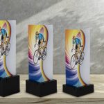 Trofeo aluminio varios deportes grabado 1135