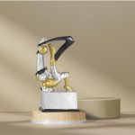 Trofeo participación fútbol grabado 1226 00-1
