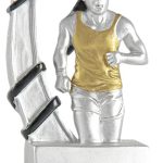 Trofeo participación atletismo grabado 1226-16-1