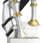 Trofeo participación ajedrez grabado 1226-54