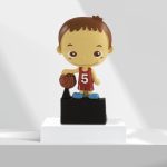 Trofeo baloncesto grabado 1228-01
