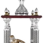 Trofeo columna grabado varios deportes 1363