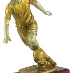 Trofeo fútbol grabado 1457