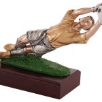 Trofeo portero fútbol grabado 1466