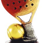 Trofeo pádel grabado 1497