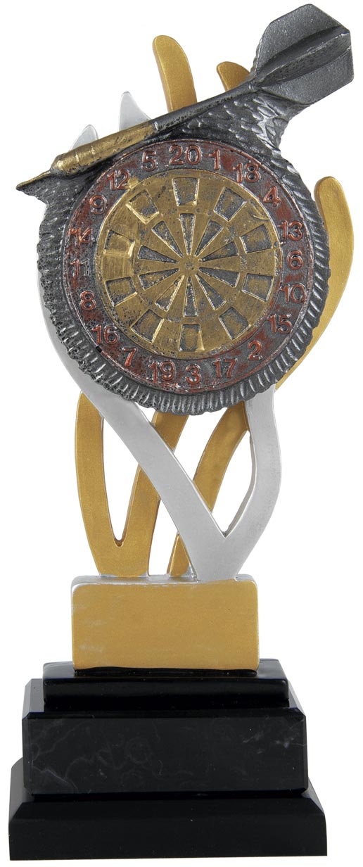 1575 Trofeo dardos grabado 1575 - Imagen 1