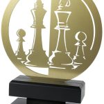 Trofeo dominó grabado 1579
