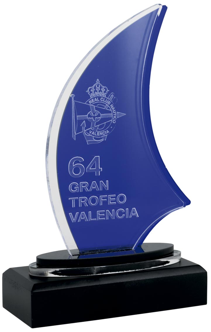 1615 Trofeo vela grabado 1615 - Imagen 1