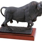 Trofeo toro grabado 1638