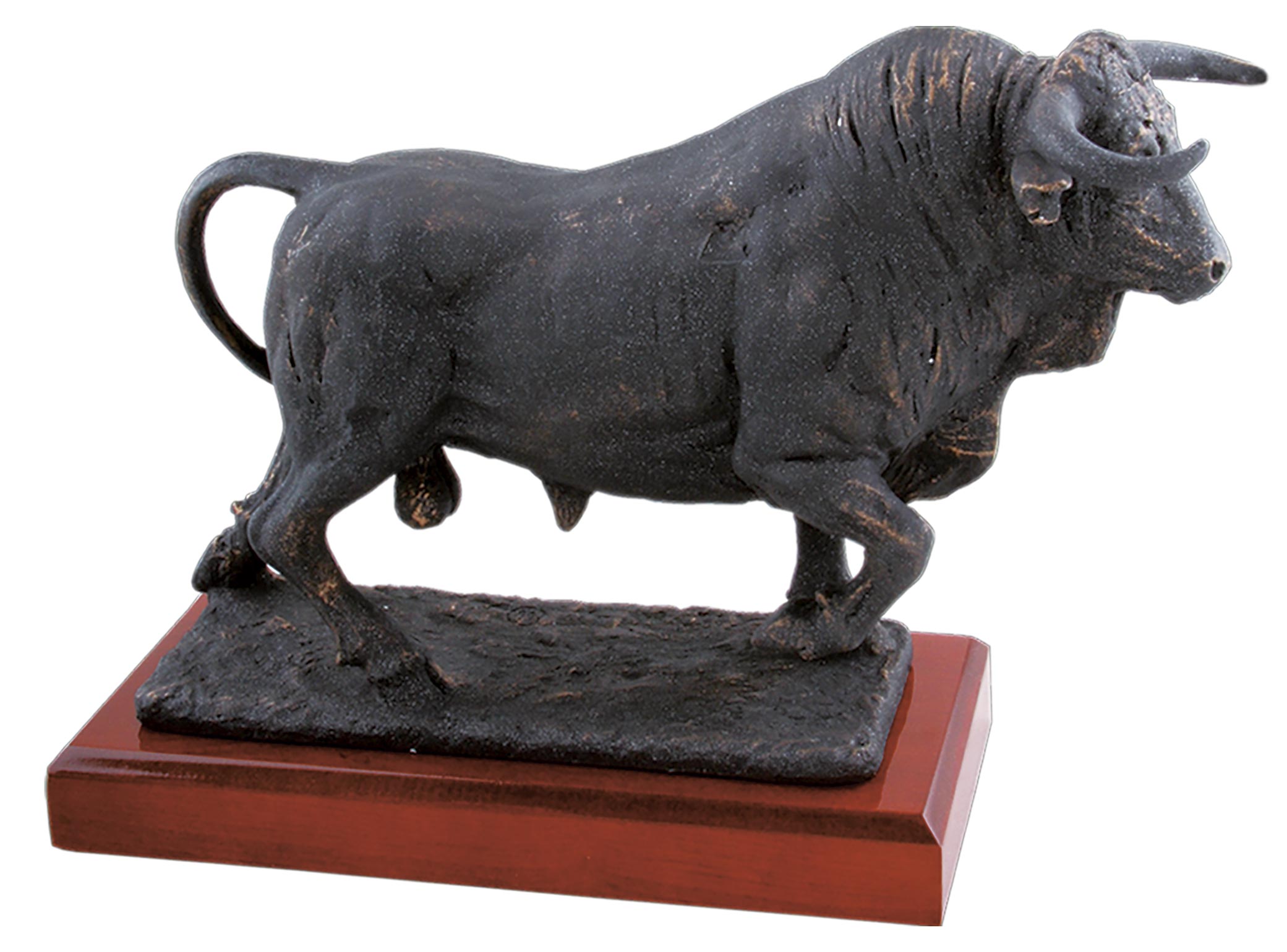 1638 Trofeo toro grabado 1638 - Imagen 1