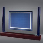 Portaplaca grabada con estuche 97001