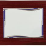 Placa de homenaje grabada con funda de fieltro 97234