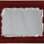Placa de homenaje grabada con funda de fieltro 97238