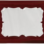 Placa homenaje grabada con funda de fieltro 97256