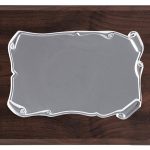 Placa de homenaje madera nogal grabada 97609