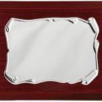 Placa de homenaje grabada con funda de fieltro 97630
