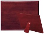 Placa de homenaje latón con baño de plata grabada con estuche 97208