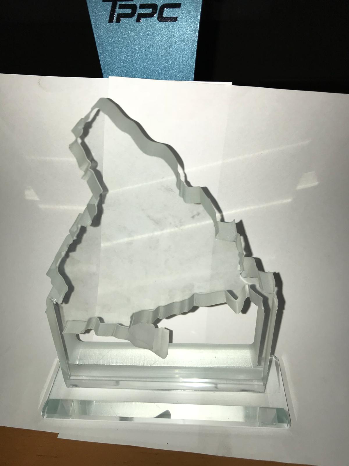 crystal Trofeo especial personalizable consultar precio - Imagen 1