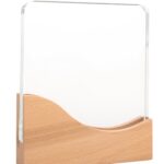 Trofeo en madera de haya y cristal grabado 26-2012